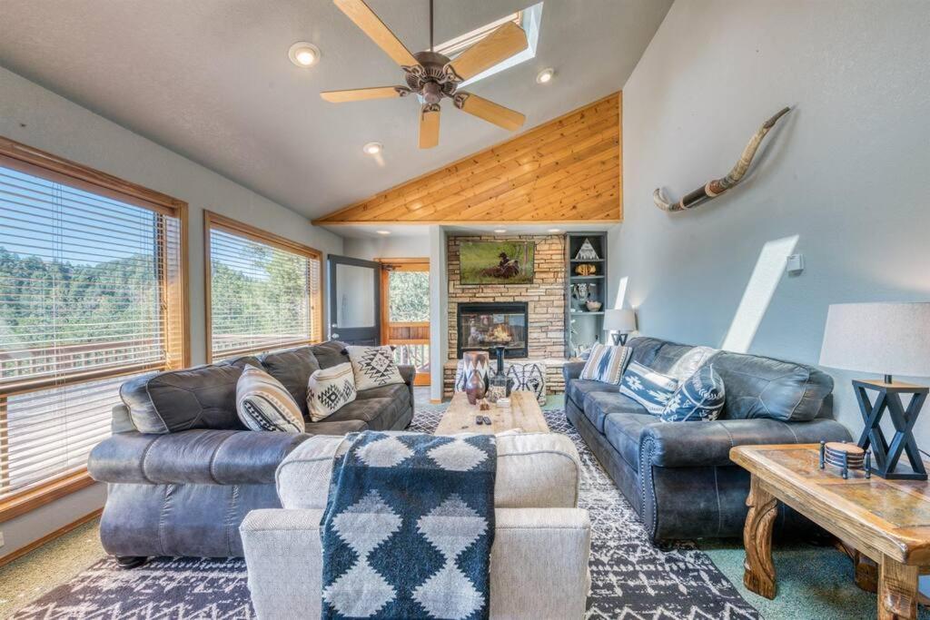 Perk Canyon Hidden Acres-Hot Tub-Gas Fireplace Ruidoso Extérieur photo