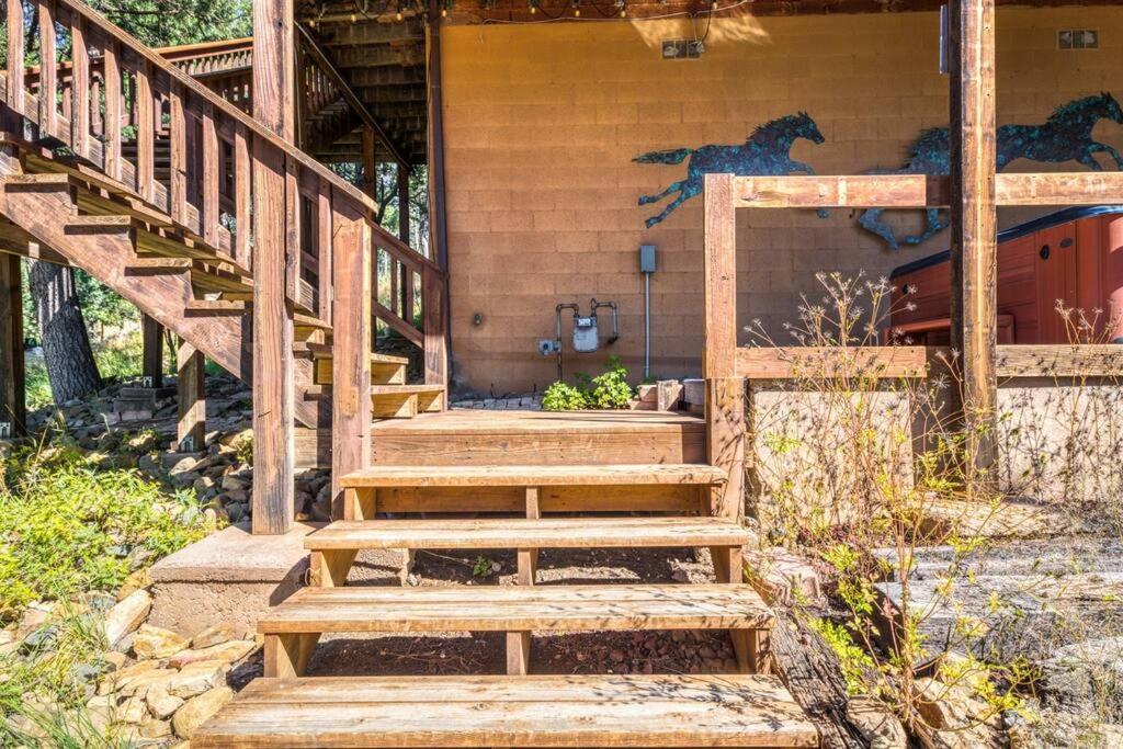 Perk Canyon Hidden Acres-Hot Tub-Gas Fireplace Ruidoso Extérieur photo